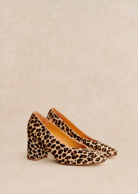 Escarpins leopard sezane hot sale