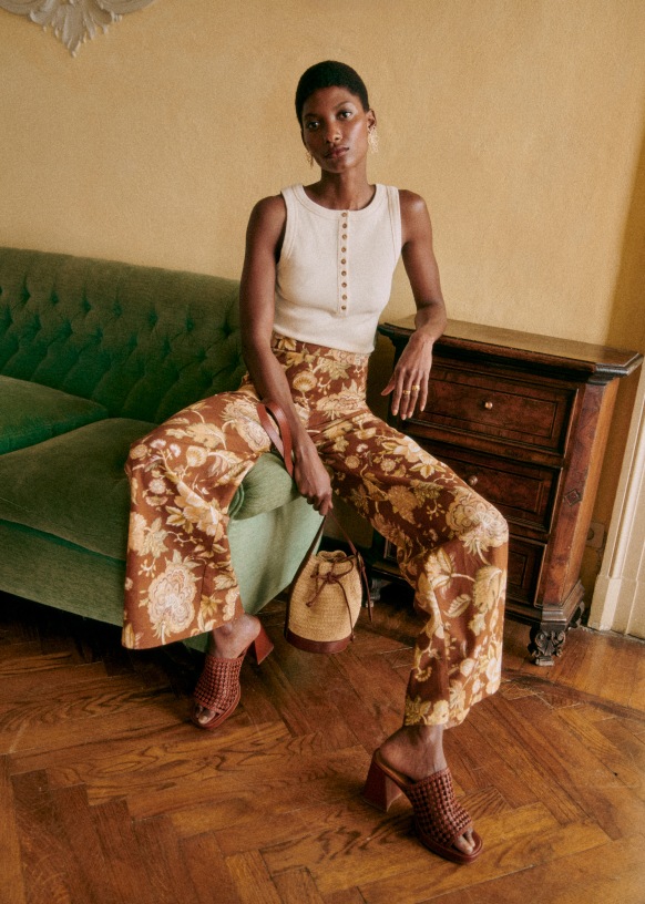 Sezane farrow top