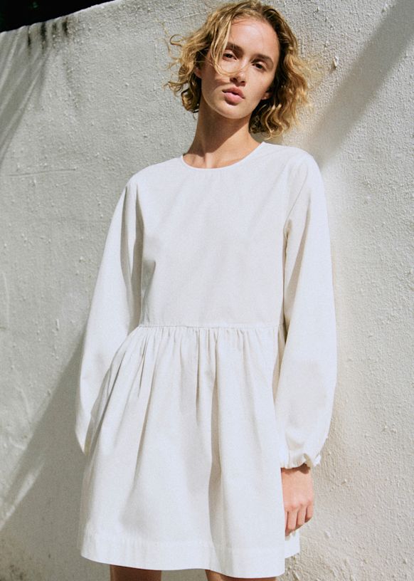 Zelie ドレス - エクリュ - オーガニックコットン - オーガニック繊維