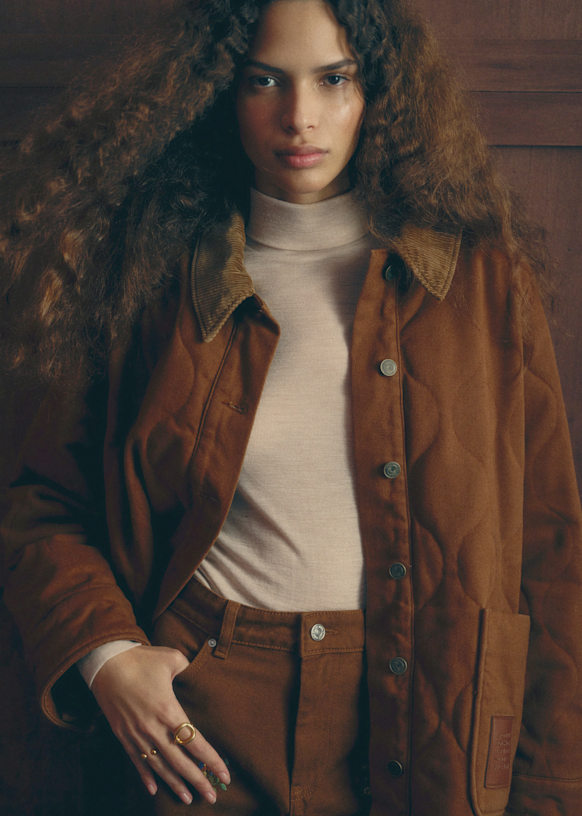 Gabin Jacket - Sézane x Antoinette Poisson - Caramel - Organic