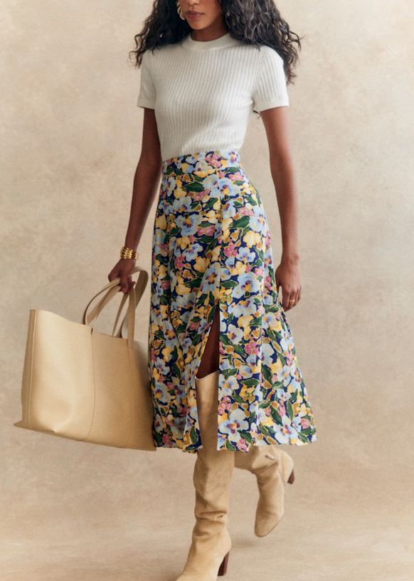 Poetry maxi skirt outlet