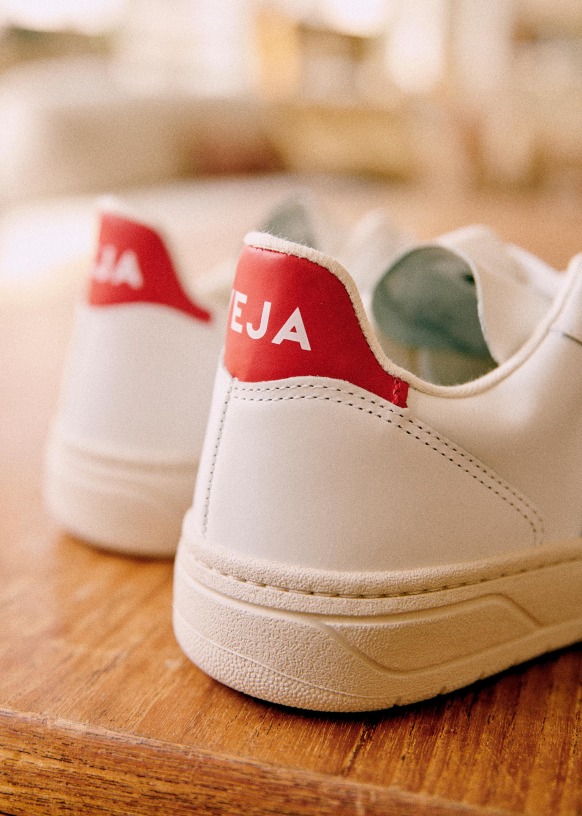 Sneakers VEJA White Red Pink Sezane