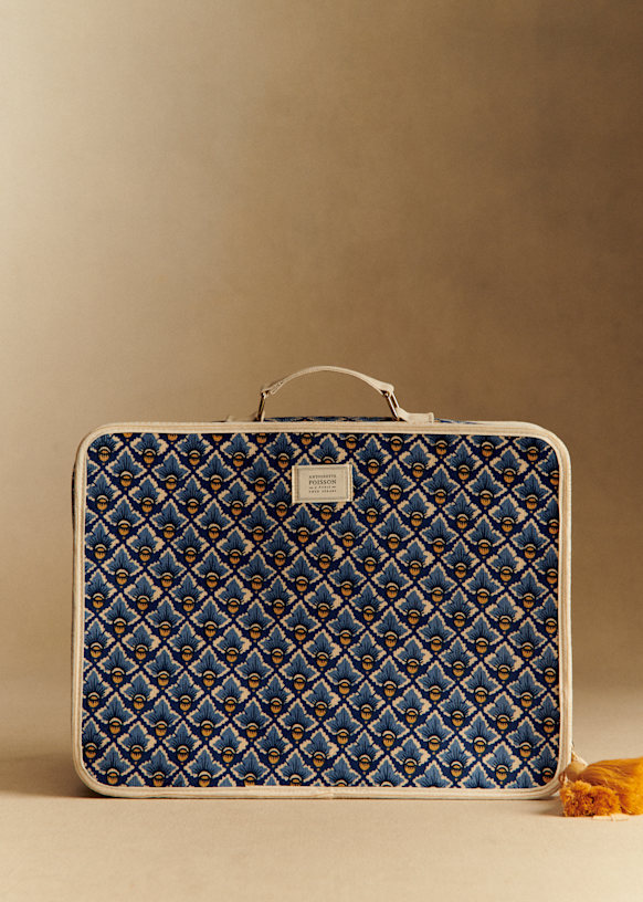 ラージバニティ - Sézane x Antoinette Poisson - ブルーダイヤモンド