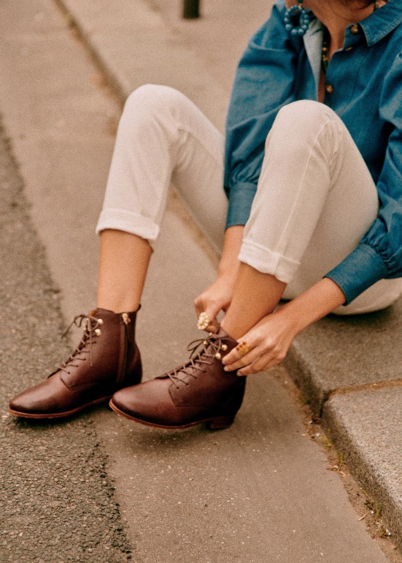 Sezane bottines eugenie hot sale