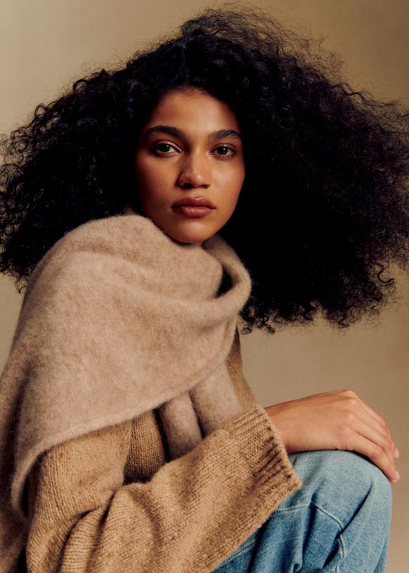 Echarpe Marianne - Beige Chiné Clair