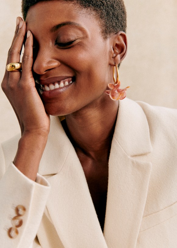 Blush earrings deals