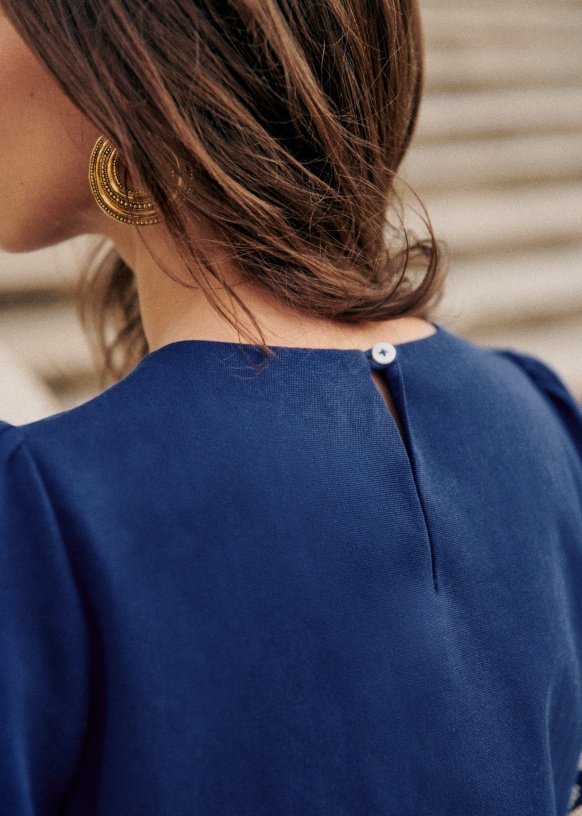 Robe Blanche Dentelle Broderie écrue - Dos En V Dénudé - Taille 38 - Vero Moda - Très Bon état