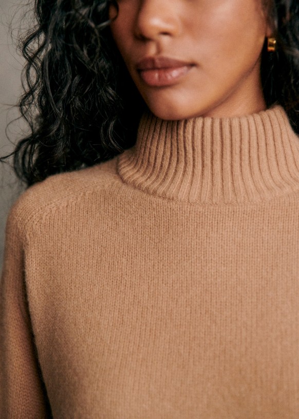 Lauren セーター - パーフェクトグリーン - ヤクウール - Sézane