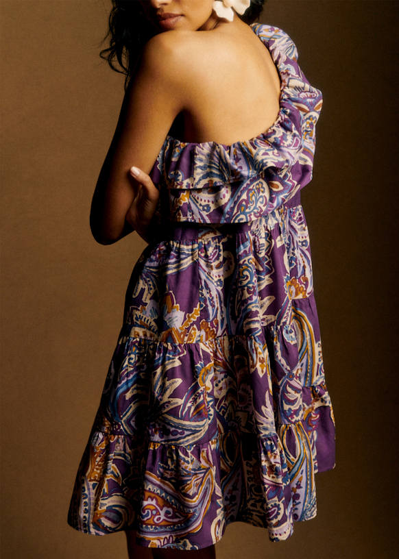 Leanore Dress - Gemini Print - Linen - Sézane