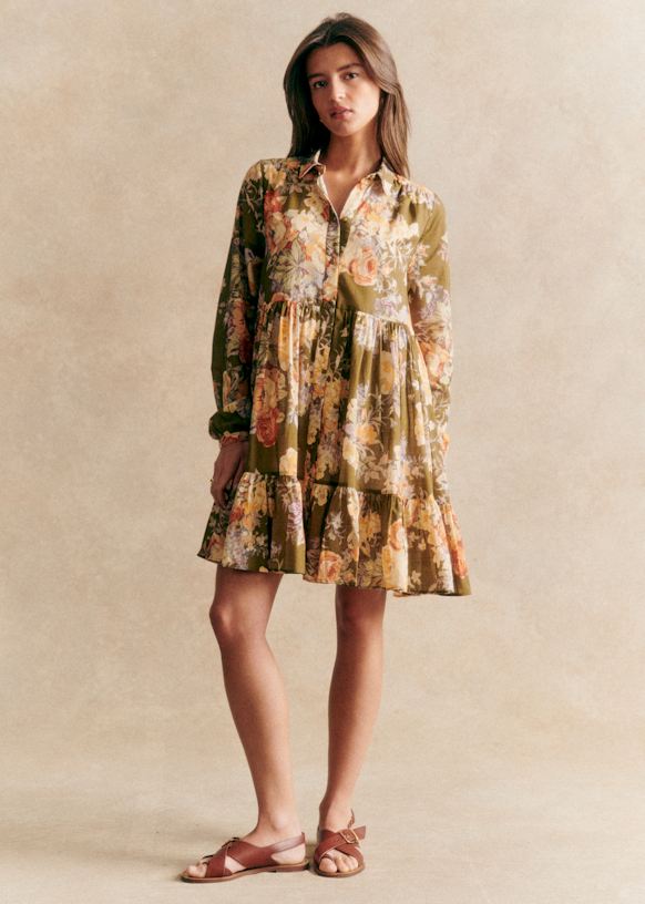 Hilma Dress - Floral/Green