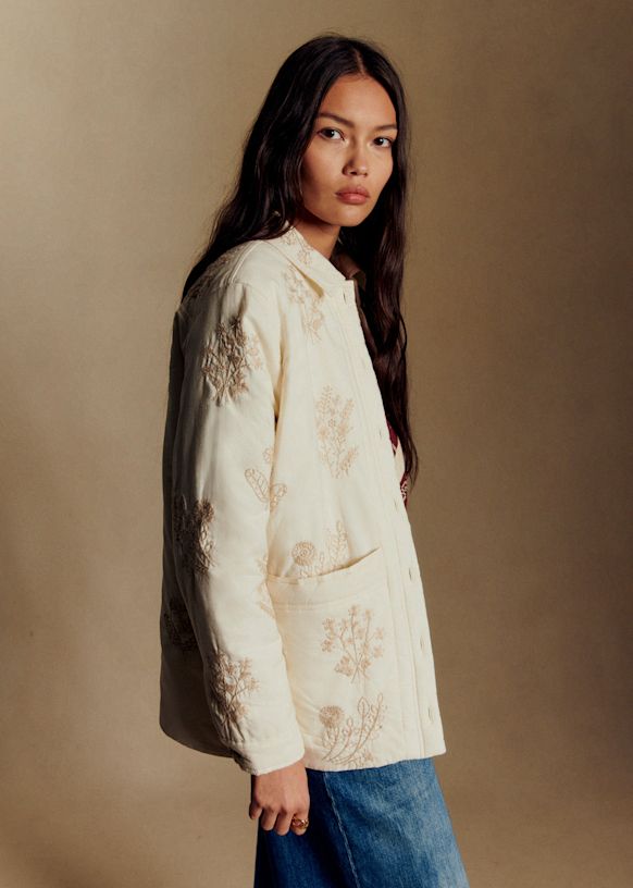 Will ジャケット - Sézane x Baziszt - プリムローズエクリュ