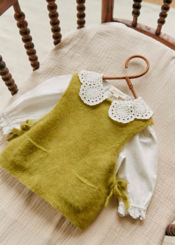 Baby sleeveless jumper online