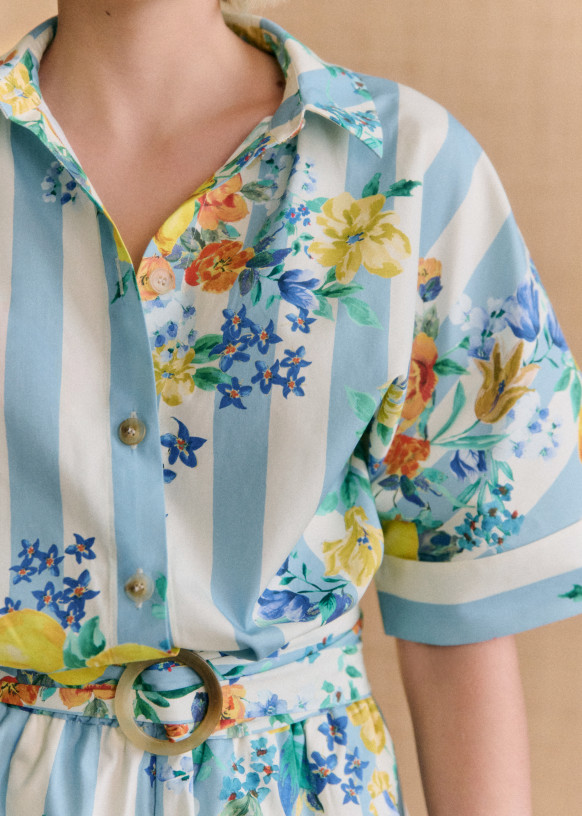 Joan Jumpsuit - Sézane x Momonì - Sicilia - Organic cotton