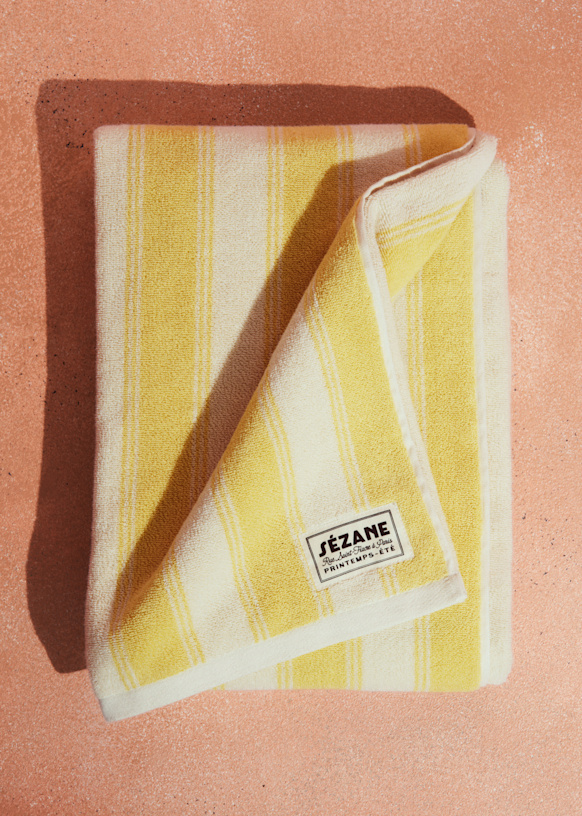 Sezane | Striped Beach Towel