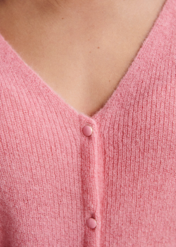 Barry Cardigan - Fuchsia - Super kid mohair - Sézane