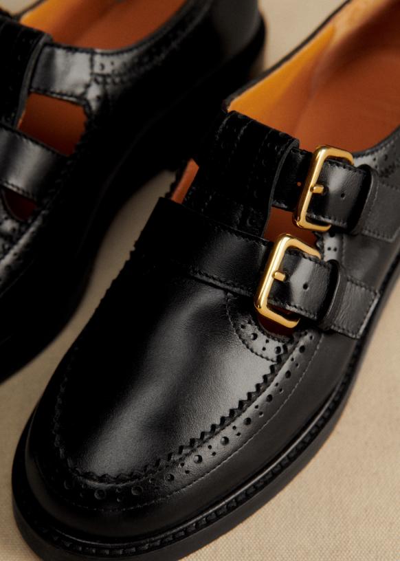 Candice Loafers - Iced Mocha - Bovine leather - Sézane