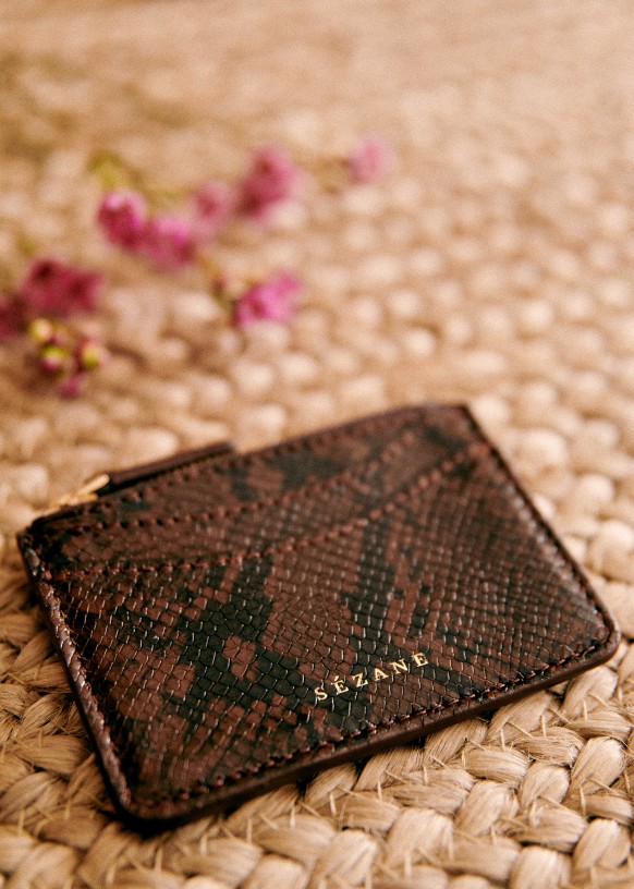 Porte-monnaie Alfredo - Kaki Python