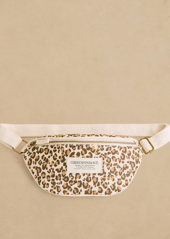 ポーチ - レオパード - コットン - Sézane