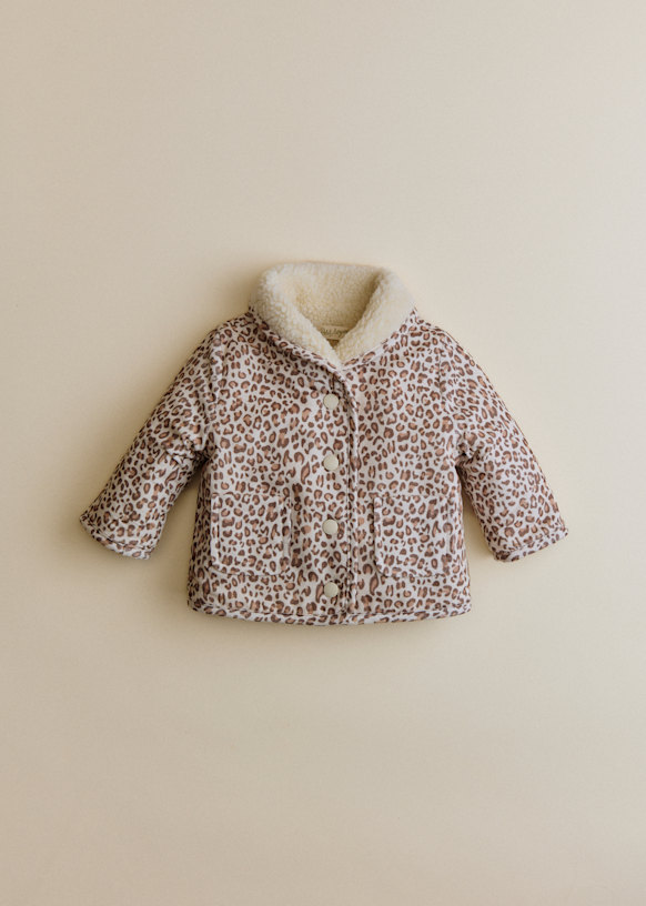 Clotaire Coat - Mona Rose Green Print - Polyester - Sézane