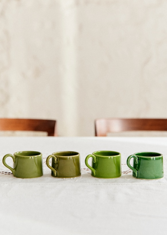 Set 4 Tazzine Espresso In Ceramica Da 80ml - Senza Manico, Spesse E Eleganti, Per Caffè, Tè, Regali O Candele - Foto 6