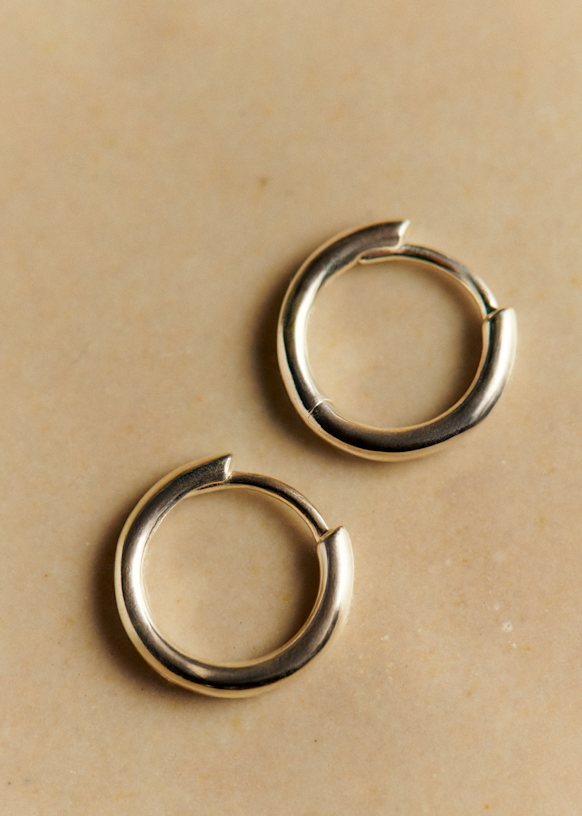 Eva Small Hoops - Silver - Silver - Sézane