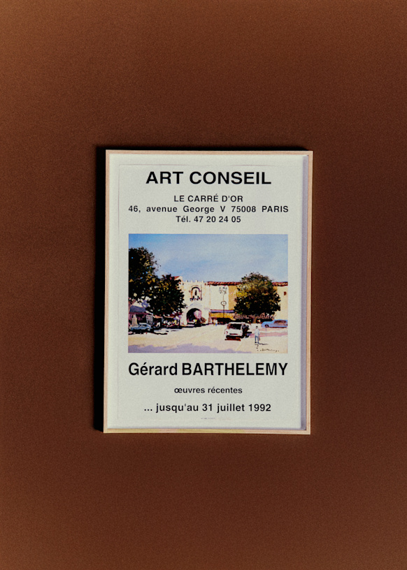 Affiche The Carré d'Or, Gérard Barthelemy, 1992