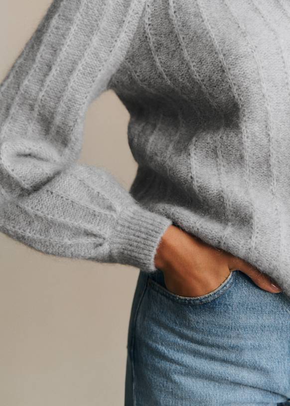 Amance カーディガン - ネイビー - メリノウール - Sézane