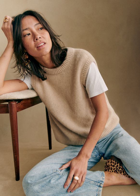 Pull Samuel - Noir - Baby Alpaga - Sézane