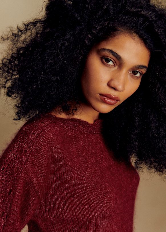 sezane モヘヤ セーター Sezane x PANGEA モヘアセーター