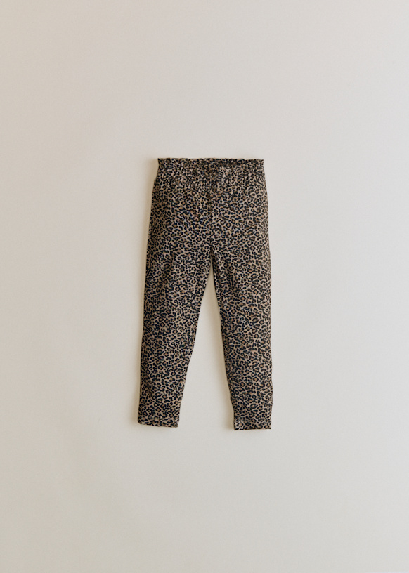 Lily Leggings - Leopard Beige - Organic Cotton - Sézane