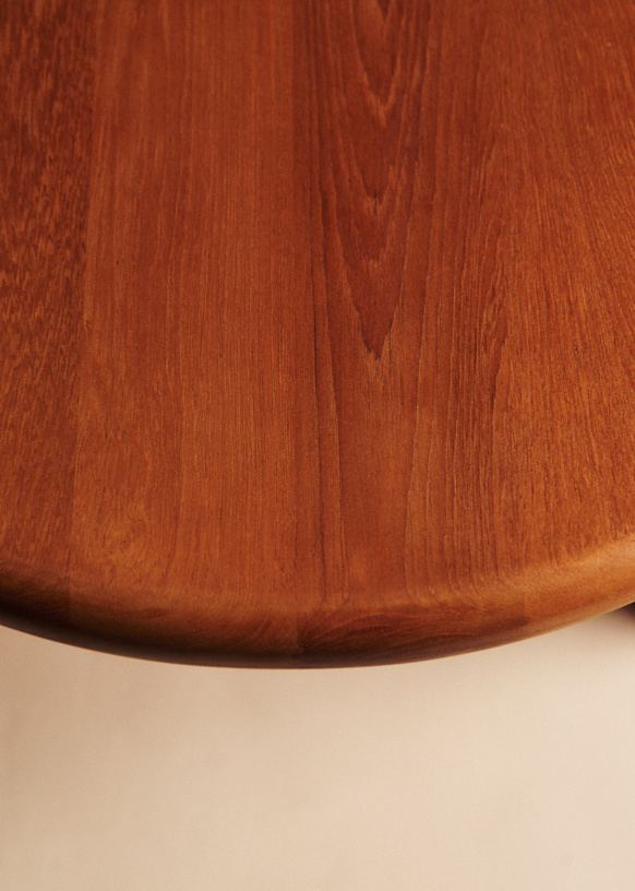 Table basse in teck années 1960
