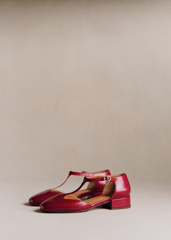 Low EULALIE Babies - Vintage Chocolate - Bovine leather - Sézane