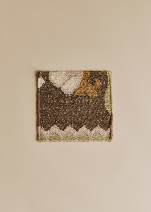 Echantillon Rug Flowers d'Hiver - 25 cm x 25 cm