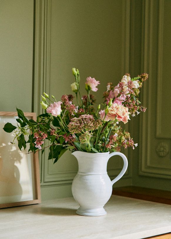 Allegro Jug - Ecru - Ceramic - Sézane