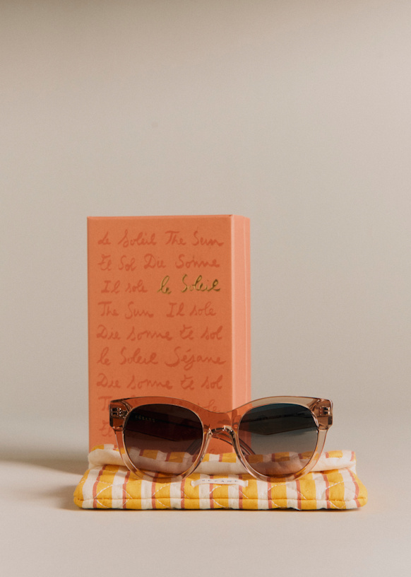 Chiara Sunglasses - Pink - Acetate - Sézane
