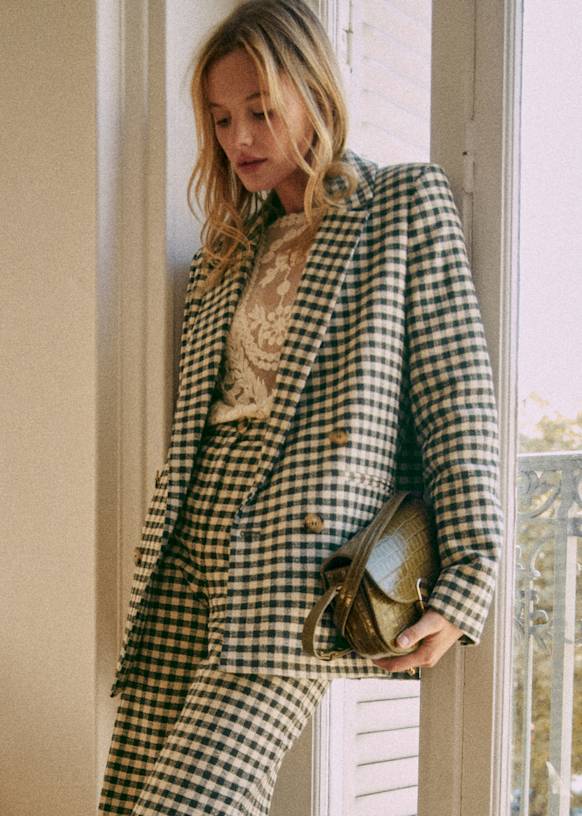 Robe vichy sezane discount