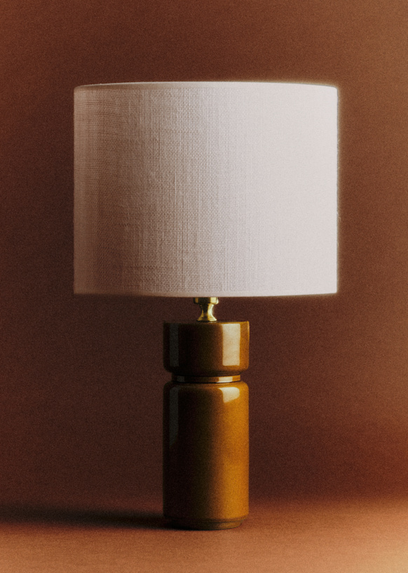 Piano Lamp - Caramel - Piano lampshade - Ceramic - Sézane