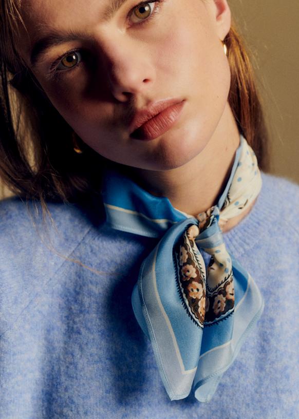 Cleopatra Scarf - Prisca print - Silk - Octobre Éditions