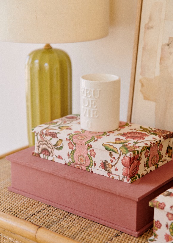 Jewelry Box - Pink - Cotton-linen textiles - Sézane
