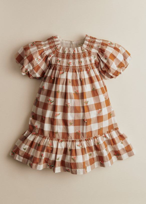 brown a line dress for women Zapakasa Women Brown Chiffon Polka Dots Dress Halter Neck A-Line Party Dress