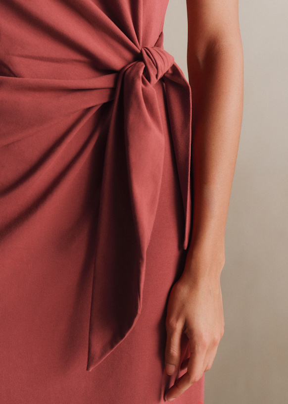 Pippa Dress - Never-Ending Summer Print - Organic cotton - textile made  from organic fibers - Szane