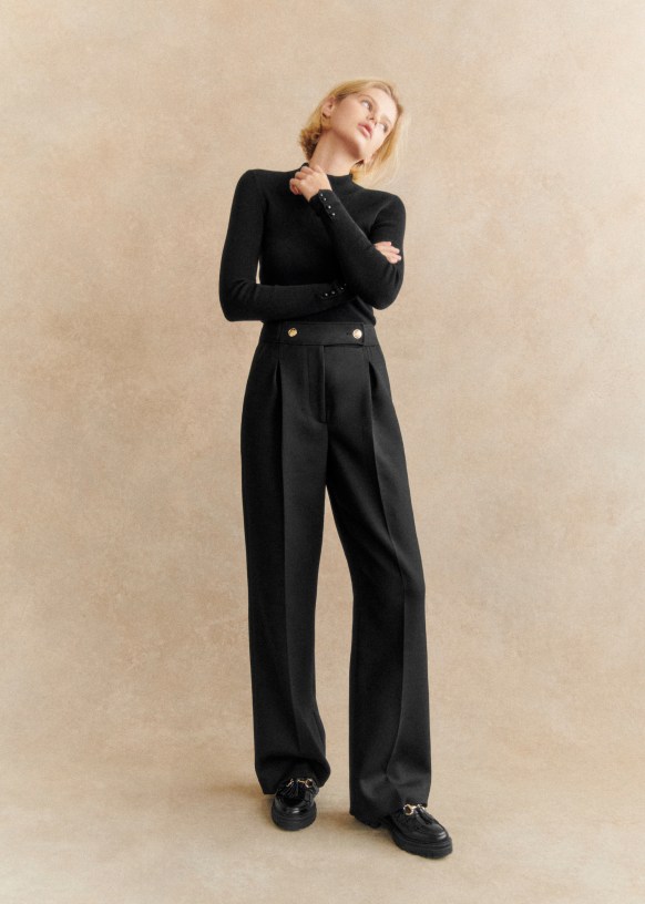 SOULEIRS SEZANE LOAFERS SMOOTH BLACK Croc Suede SIZE 37 | eBay