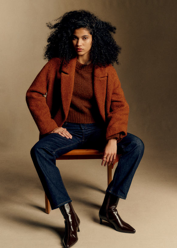 ESSAY（エッセイ） COLLAR LESS COAT　Grey Brown COLLAR LESS COAT (ES13C-02) | ESSAY / ジャケット (MEN) | ESSAY正規