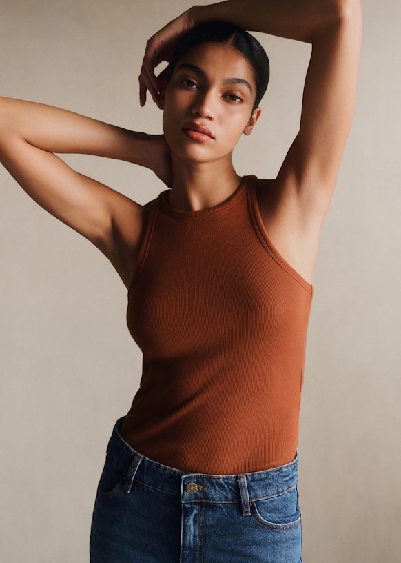 Marcelo Tank tops - Sage - Organic cotton - organic textile - Sézane