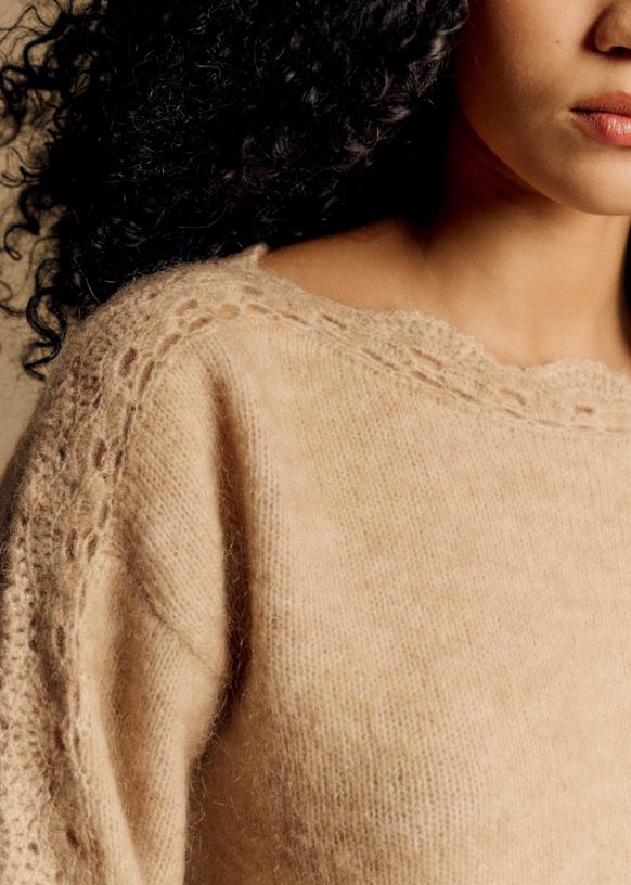 Stacy Jumper - Washed Blue - Kid mohair - Sézane