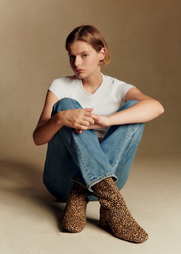 Paulette Low Boots - Patent Olive Green - Patent cowide