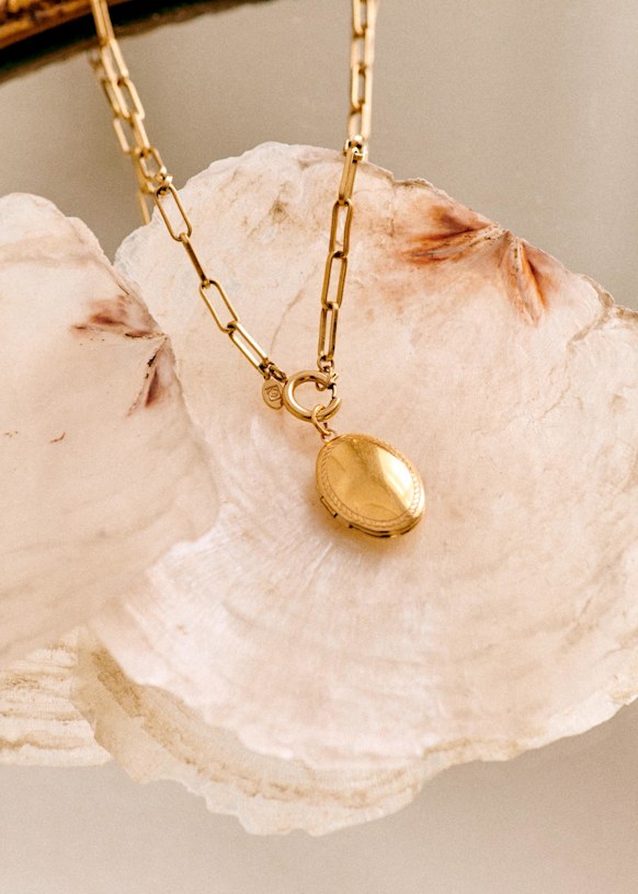 Irma Link Chain - Gold - 3 micron Gold-plated metal - Sézane