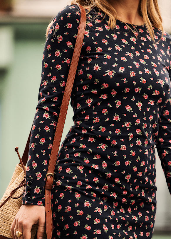 Divia Dress - Alicante Print - 0rganic cotton - textile made from