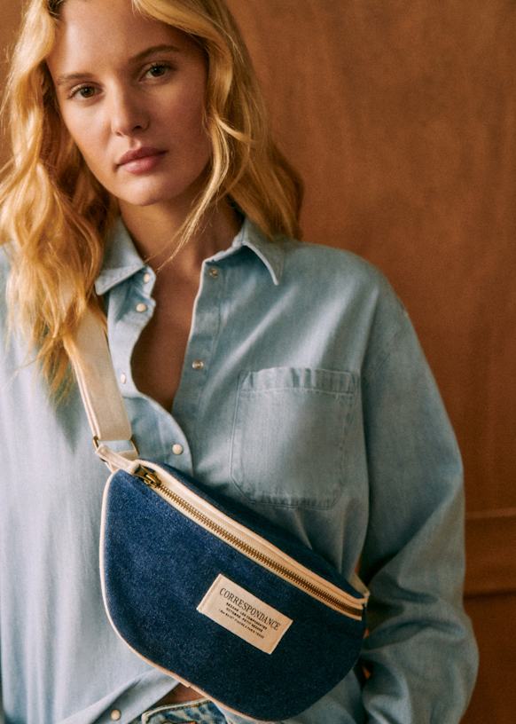 ポーチ - レオパード - コットン - Sézane