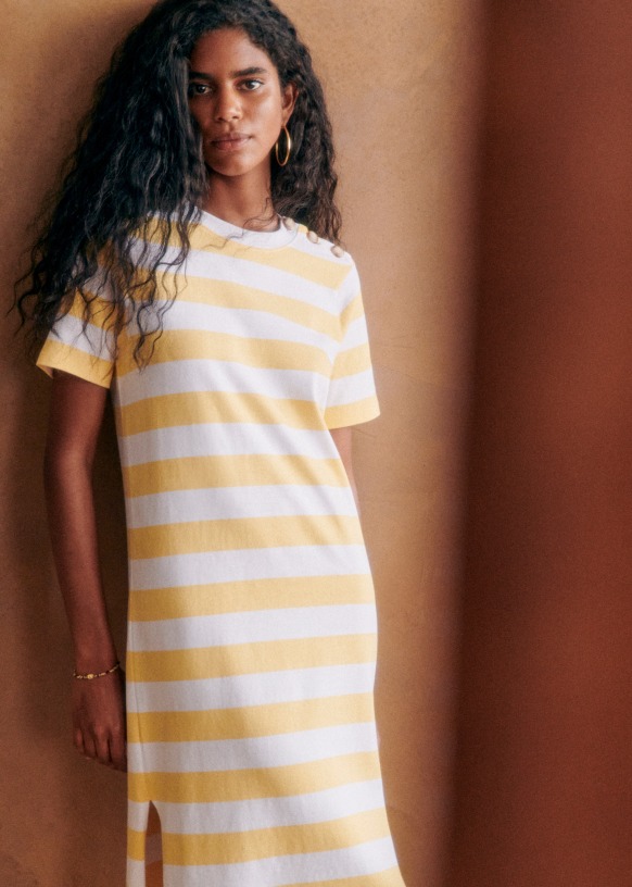 Robe sezane jaune 2025